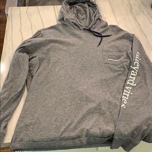 Like New Vineyard Vines grey hoodie size M
